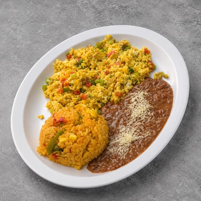 Huevos a la Mexicana Breakfast.