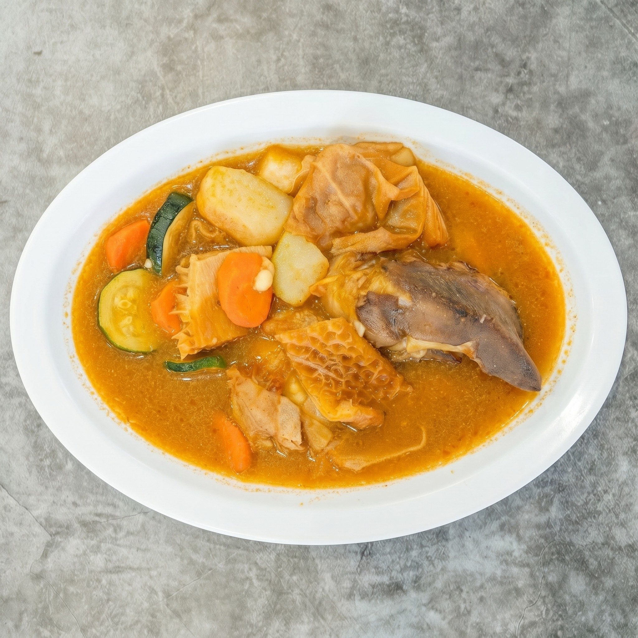 Beef Foot Soup.
