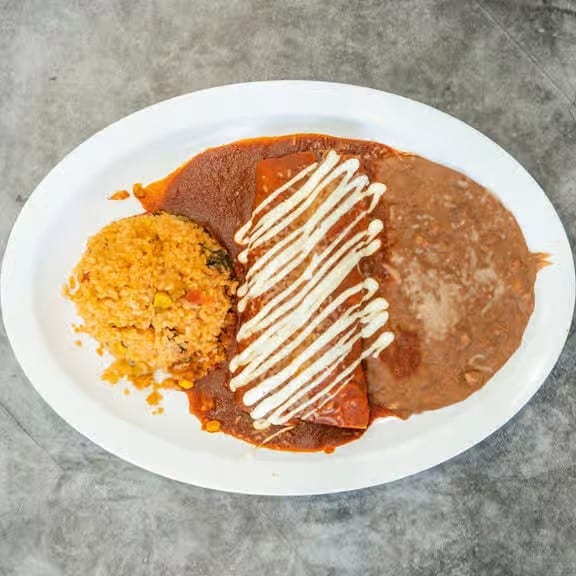 Enchiladas Rojas.