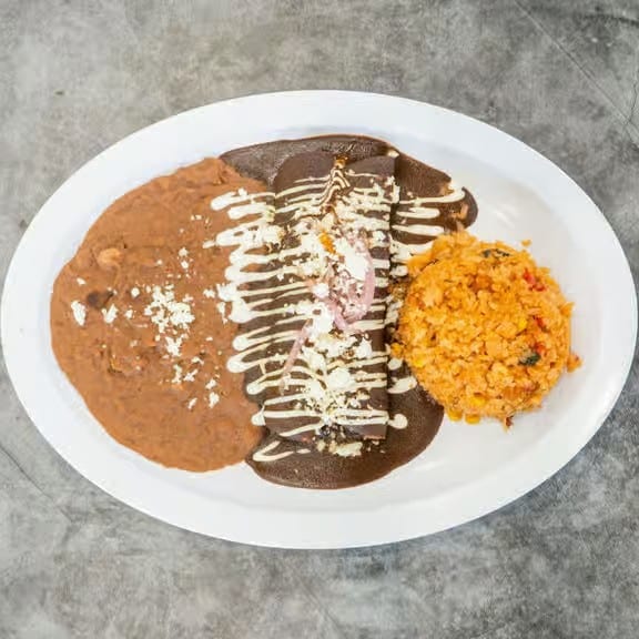 Enchiladas de Mole.
