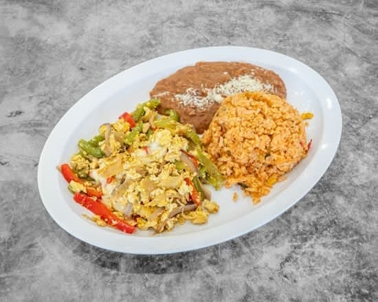 Machaca Con Huevo Breakfast.
